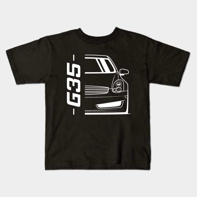 JDM G35 Racing Legend Kids T-Shirt by GoldenTuners